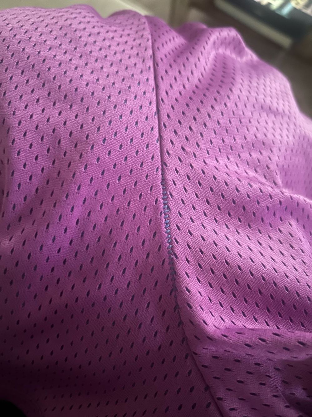 90’s Champion Women's Two Tone Teal and Purple Mesh Athletic Shorts - Twin Pack - Picture 7 of 7